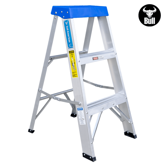 ESCALERA ALUMINIO TIJERA SIMPLE ACCESO 3P 90KG 0.91m ATS90-3III AMERICAN BULL - imagen 2