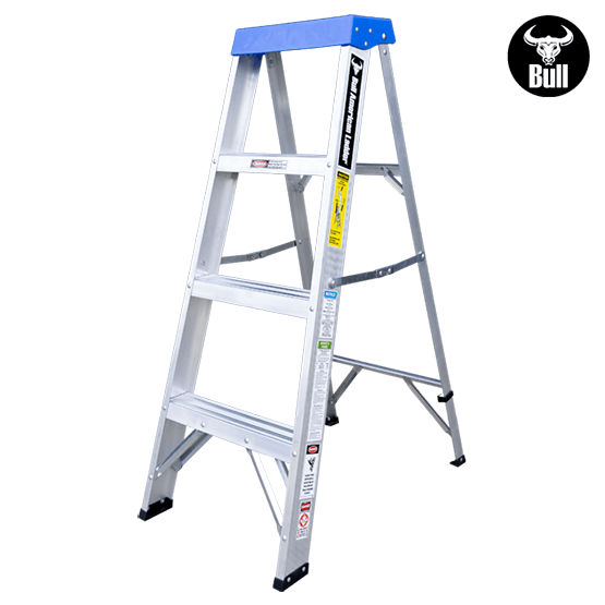 ESCALERA ALUMINIO TIJERA SIMPLE ACCESO 4P 90KG 1.22m ATS90-4III AMERICAN BULL - imagen 3