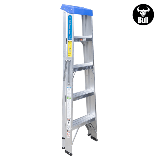 ESCALERA ALUMINIO TIJERA SIMPLE ACCESO 5P 90KG 1.53m ATS90-5III AMERICAN BULL - imagen 4