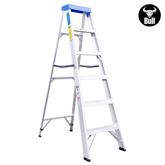 ESCALERA ALUMINIO TIJERA SIMPLE ACCESO 6P 90KG 1.83m ATS90-6III AMERICAN BULL - imagen 2