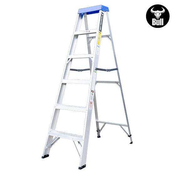 ESCALERA ALUMINIO TIJERA SIMPLE ACCESO 6P 90KG 1.83m ATS90-6III AMERICAN BULL - imagen 3