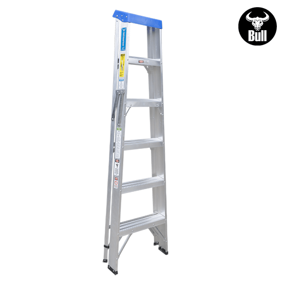 ESCALERA ALUMINIO TIJERA SIMPLE ACCESO 6P 90KG 1.83m ATS90-6III AMERICAN BULL - imagen 4