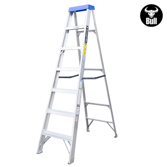ESCALERA ALUMINIO TIJERA SIMPLE ACCESO 7P 113KG 2.13m ATS113-7I AMERICAN BULL - imagen 3