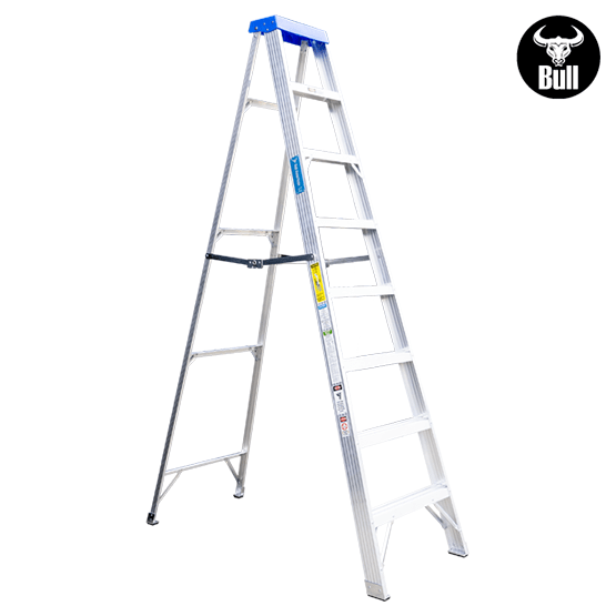 ESCALERA ALUMINIO TIJERA SIMPLE ACCESO 8P 113KG 2.44m ATS113-8I AMERICAN BULL - imagen 2