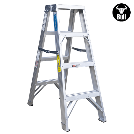 ESCALERA ALUMINIO TIJERA DOBLE ACCESO 4P 150KG 1.22m ATD150-4IA AMERICAN BULL - imagen 2