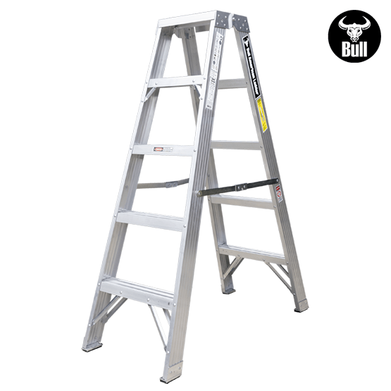 ESCALERA ALUMINIO TIJERA DOBLE ACCESO 5P 150KG 1.53m ATD150-5IA AMERICAN BULL - imagen 3