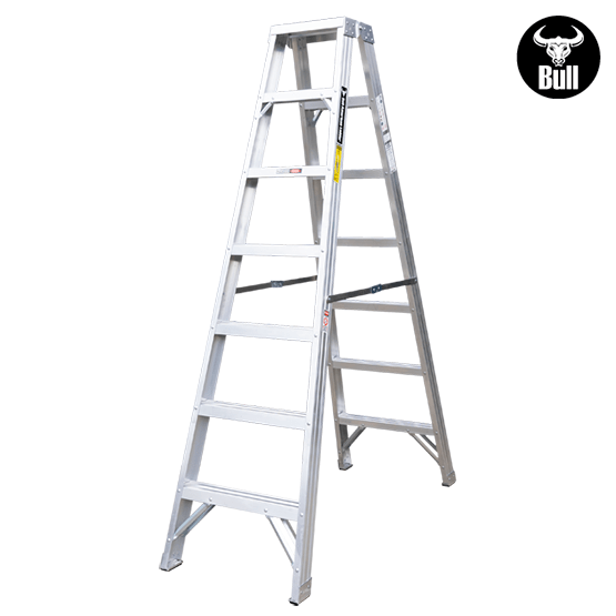 ESCALERA ALUMINIO TIJERA DOBLE ACCESO 7P 150KG 2.13m ATD150-7IA AMERICAN BULL - imagen 3