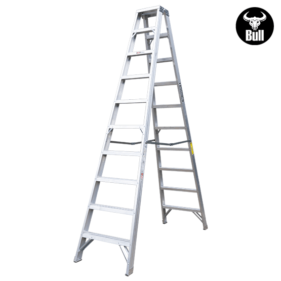 ESCALERA ALUMINIO TIJERA DOBLE ACCESO 10P 150KG 3.05m ATD150-10IA AMERICAN BULL - imagen 3