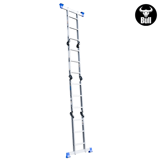 ESCALERA ALUMINIO MULTIUSOS + PLATAFORMA 12P 150KG AM150-12IA+P AMERICAN BULL - imagen 4