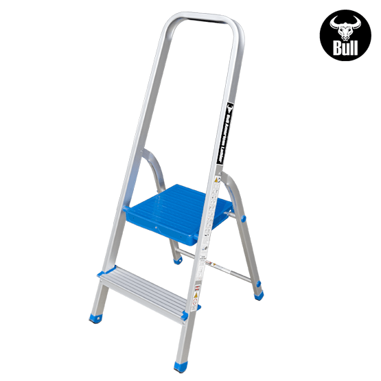 ESCALERA ALUMINIO TIPO BANQUETA 2P 150KG 0.40m AB150-2IA AMERICAN BULL - imagen 3
