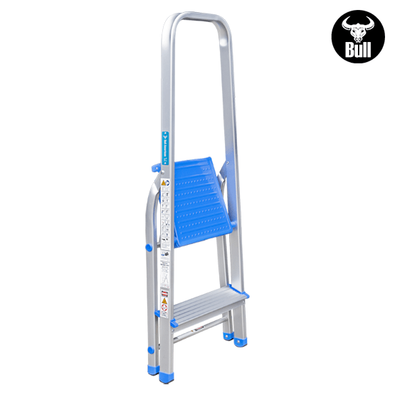 ESCALERA ALUMINIO TIPO BANQUETA 2P 150KG 0.40m AB150-2IA AMERICAN BULL - imagen 4