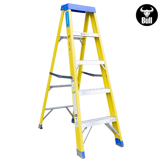 ESCALERA FIBRA SIMPLE ACCESO 5P 113KG 1.53m FTS113-5I AMERICAN BULL - imagen 2
