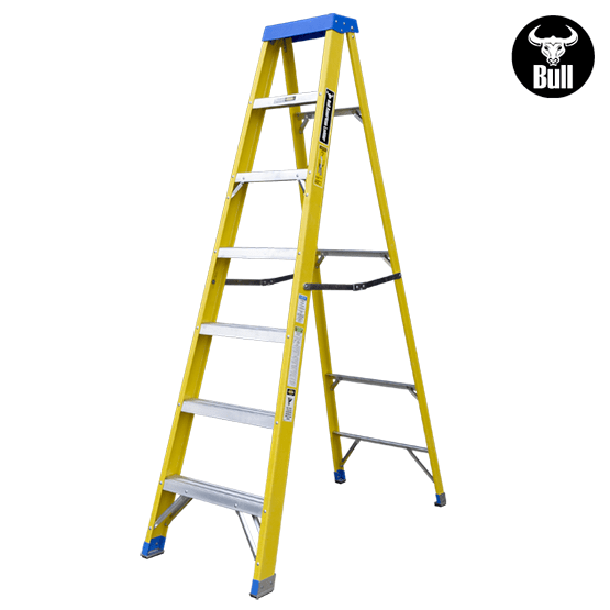 ESCALERA FIBRA SIMPLE ACCESO 7P 113KG 2.13m FTS113-7I AMERICAN BULL - imagen 3