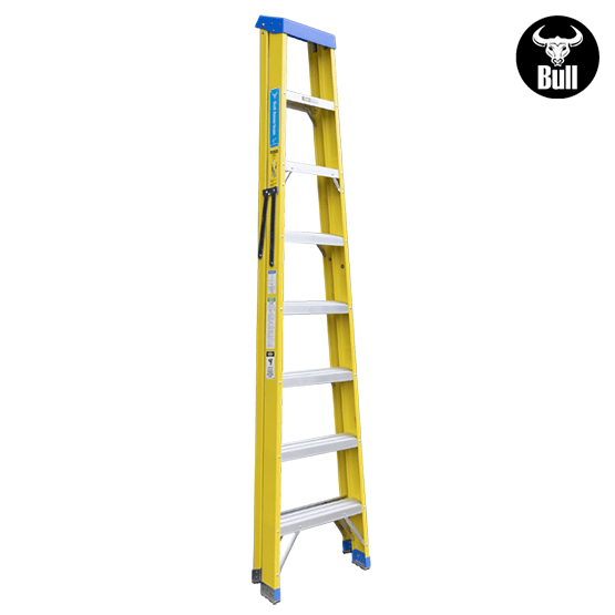 ESCALERA FIBRA SIMPLE ACCESO 8P 113KG 2.44m FTS113-8I AMERICAN BULL - imagen 4
