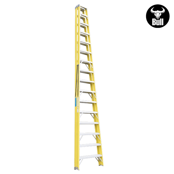 ESCALERA FIBRA TIJERA DOBLE ACCESO 16P 150KG 4.88m FTD150-16IA AMERICAN BULL - imagen 4