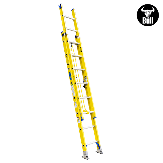 ESCALERA FIBRA TELESCOPICA 16P 102KG 4.14m FTT102-16II AMERICAN BULL - imagen 2