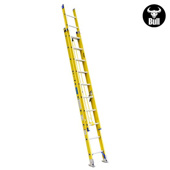 ESCALERA FIBRA TELESCOPICA 20P 102KG 5.37m FTT102-20II AMERICAN BULL - imagen 2