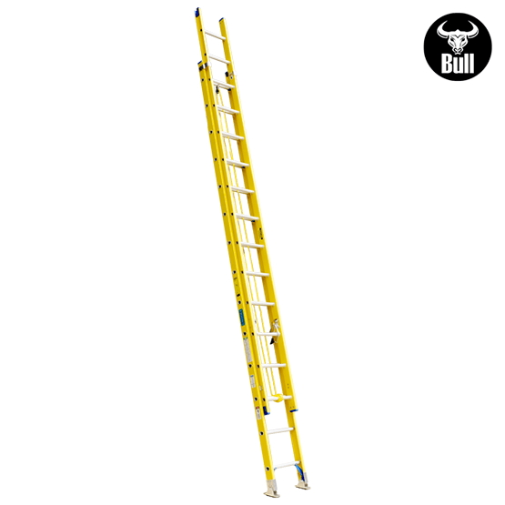 ESCALERA FIBRA TELESCOPICA 28P 102KG 7.80m FTT102-28II AMERICAN BULL - imagen 2