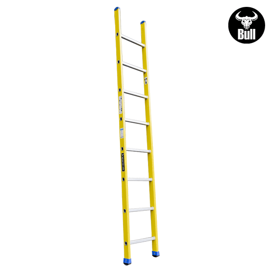 ESCALERA FIBRA TIPO ARRIMO 8P 150KG 2.44m FA150-8IA AMERICAN BULL - imagen 3
