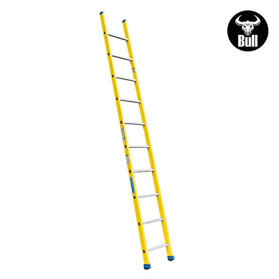 ESCALERA FIBRA TIPO ARRIMO 10P 150KG 3.05m FA150-10IA AMERICAN BULL - imagen 2