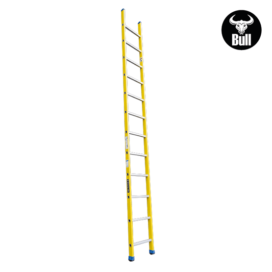 ESCALERA FIBRA TIPO ARRIMO 12P 150KG 3.66m FA150-12IA AMERICAN BULL - imagen 2