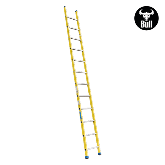 ESCALERA FIBRA TIPO ARRIMO 12P 150KG 3.66m FA150-12IA AMERICAN BULL - imagen 3