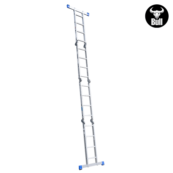 ESCALERA ALUMINIO MULTIUSOS + PLATAFORMA 16P 150KG AM150-16IA+P AMERICAN BULL - imagen 4