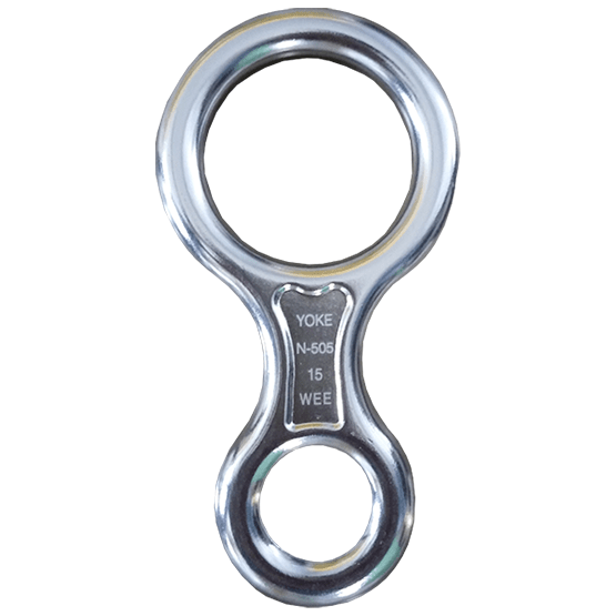 DESCENSOR ALUMINIO TIPO "8" P/SOGA 3/8" a 5/8" - imagen 1