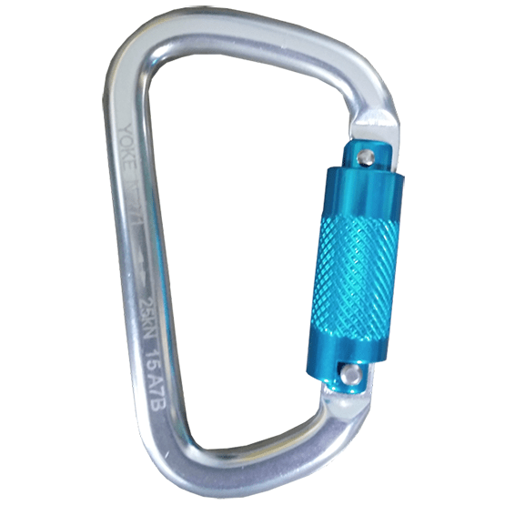 CARABINERO ALUMINIO APERTURA 22mm DOBLE SEGURO GIRATORIO - imagen 1