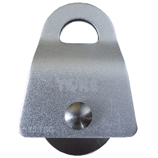 POLEA ALUMINIO SIMPLE MOVIL P/SOGA HASTA 1/2" - imagen 1