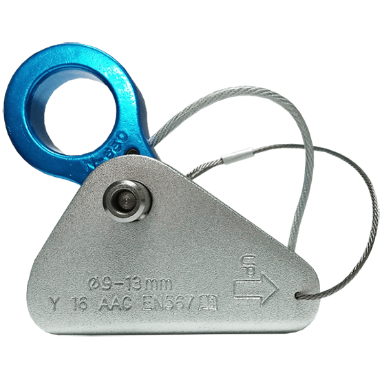 FRENO SALVACAIDAS P/SOGA 5/16" a 1/2" ALUMINIO - imagen 1