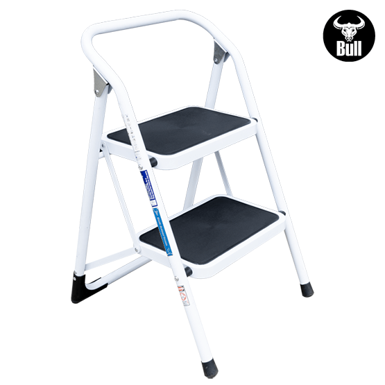 ESCALERA ALUMINIO TIPO TABURETE 2P 150KG 0.46m ST150-2IA AMERICAN BULL - imagen 2