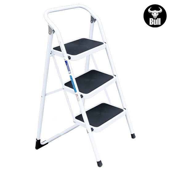 ESCALERA ALUMINIO TIPO TABURETE 3P 150KG 0.69m ST150-3IA AMERICAN BULL - imagen 2