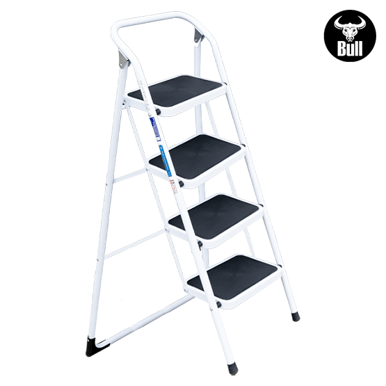 ESCALERA ALUMINIO TIPO TABURETE 4P 150KG 0.92m ST150-4IA AMERICAN BULL - imagen 2
