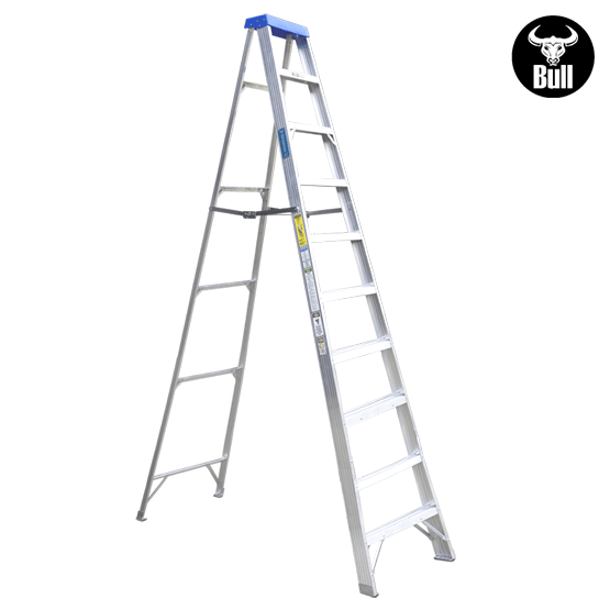 ESCALERA ALUMINIO TIJERA SIMPLE ACCESO 10P 136KG 3.05m ATS136-10IA AMERICAN BULL - imagen 2
