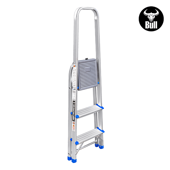 ESCALERA ALUMINIO TIPO BANQUETA 3P 150KG 0.62m EAB150-3IA AMERICAN BULL - imagen 2