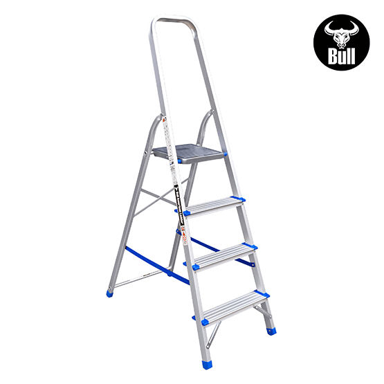 ESCALERA ALUMINIO TIPO BANQUETA 4P 150KG 0.84m EAB150-4IA AMERICAN BULL - imagen 3