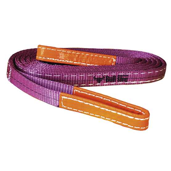 ESLINGA DE POLIÉSTER VIOLETA 30mm(1")X1.5mtsX1TX2CAPAS FS 7:1 EN 1492-1 (NORMATIVA EUROPEA) AMERICAN BULL