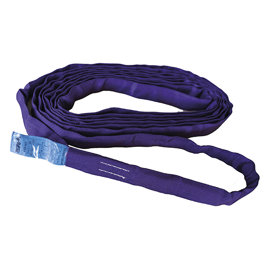 ESLINGA DE POLIÉSTER TUBULAR VIOLETA N1X4mtsX2600LBS(1.2T) FS 5:1 ASME B30.9 (NORMATIVA EEUU) AMERICAN BULL - imagen 1