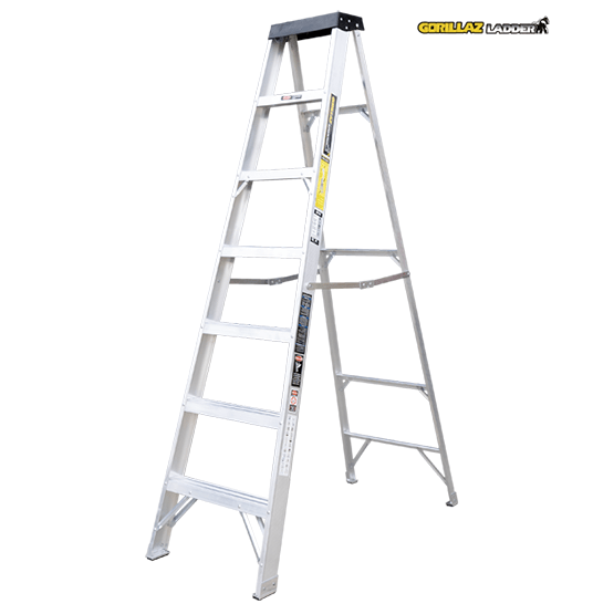 ESCALERA ALUMINIO TIJERA SIMPLE 2.13m GATS7-II GORILLAZ 102KG - imagen 3