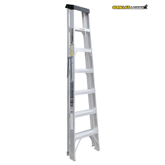 ESCALERA ALUMINIO TIJERA SIMPLE 2.13m GATS7-II GORILLAZ 102KG - imagen 4