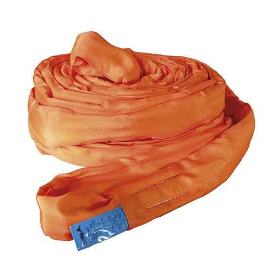 ESLINGA DE POLIÉSTER TUBULAR NARANJA N18X6mtsX40000LBS(18.1T) FS 5:1 ASME B30.9 (NORMATIVA EEUU) AMERICAN BULL