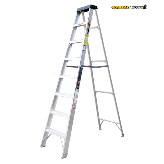 ESCALERA ALUMINIO TIJERA SIMPLE 2.44m GATS8-II GORILLAZ 102KG - imagen 3