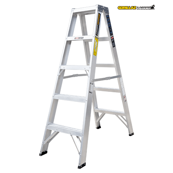 ESCALERA ALUMINIO TIJERA DOBLE 1.53m GATD5-II GORILLAZ 102KG - imagen 3