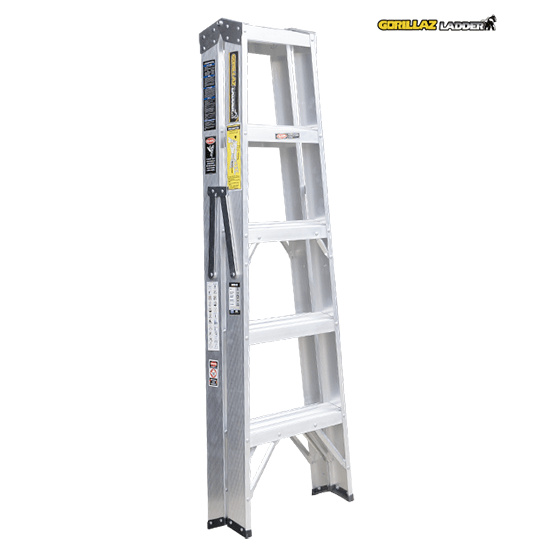 ESCALERA ALUMINIO TIJERA DOBLE 1.53m GATD5-II GORILLAZ 102KG - imagen 4