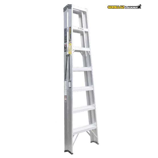 ESCALERA ALUMINIO TIJERA DOBLE 2.13m GATD7-II GORILLAZ 102KG - imagen 4