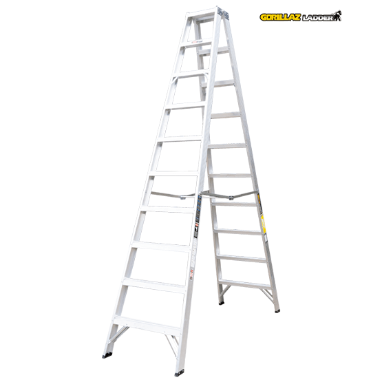 ESCALERA ALUMINIO TIJERA DOBLE 3.05m GATD10-II GORILLAZ 102KG - imagen 3