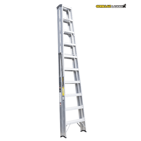 ESCALERA ALUMINIO TIJERA DOBLE 3.05m GATD10-II GORILLAZ 102KG - imagen 4