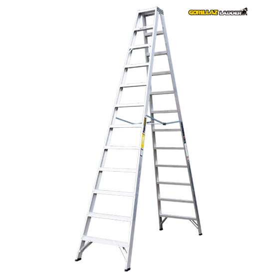 ESCALERA ALUMINIO TIJERA DOBLE 3.66m GATD12-II GORILLAZ 102KG - imagen 3