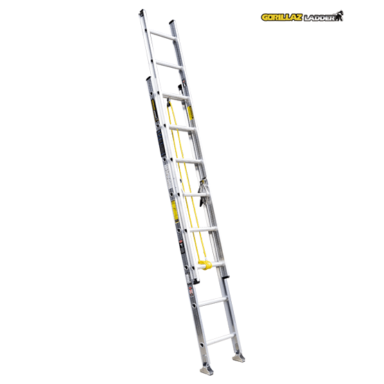 ESCALERA ALUMINIO EXTENSION 4.05m GATT16-III GORILLAZ 90KG - imagen 2